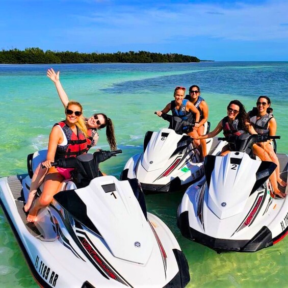 Key West Jetski Island Tour - Free Pick-up - Free 2nd Rider