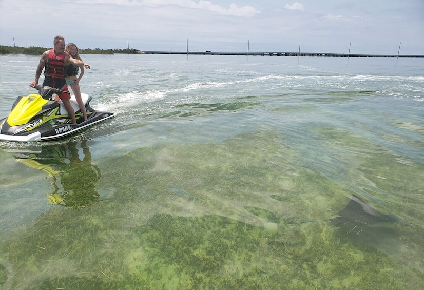 Key West Jetski Island Tour - Free Pick-up - Free 2nd Rider