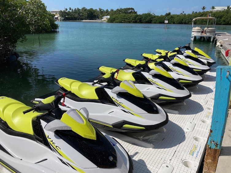 Key West Jetski Island Tour - Free Pick-up - Free 2nd Rider