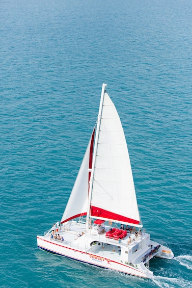 Sailboat in waters of Key West