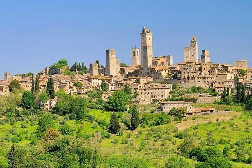 San Gimignano on a sunny day