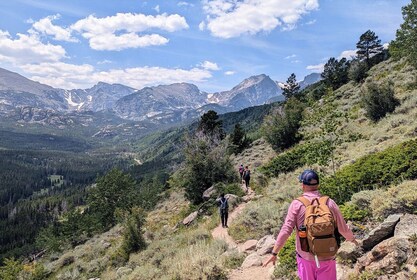 在落基山国家公园徒步旅行