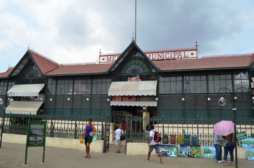 The Mercado Adolpho Lisboa in Manaus, Brazil