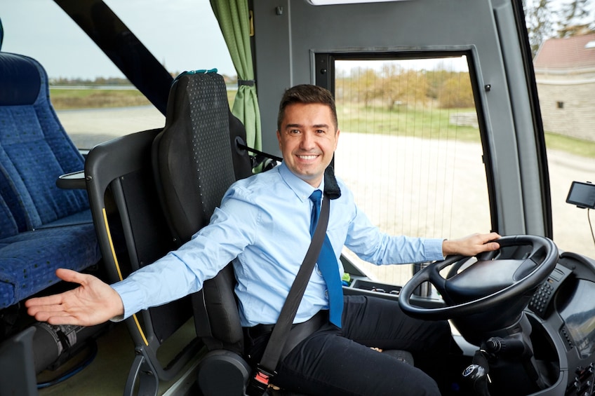 Happy driver of Toronto Zoom Tours