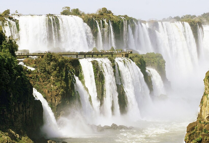 Brazilian Falls With Bird Park