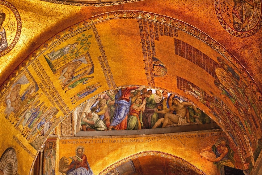 Painted ceiling of Saint Mark's Basilica