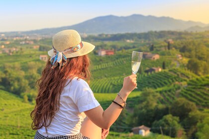 Von Venedig aus: Prosecco Land Wein & Essen Private Tour