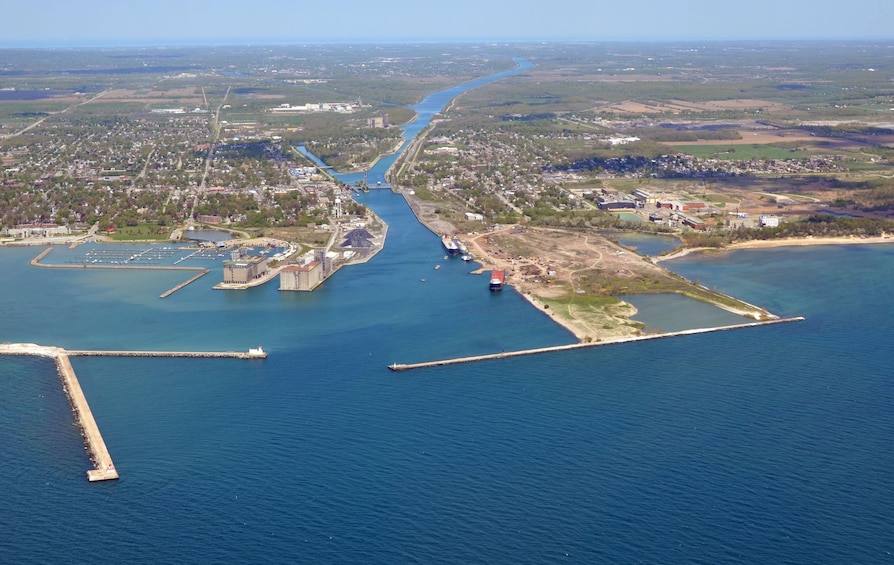 Welland Canal in Ontario, Canada