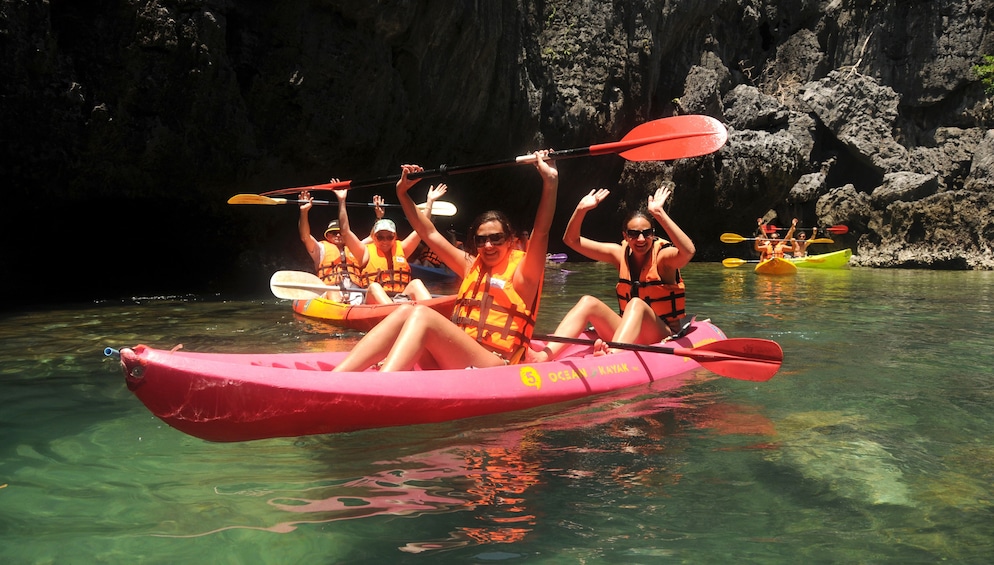 Group Sea Kayaking at Angthong National Marine Park