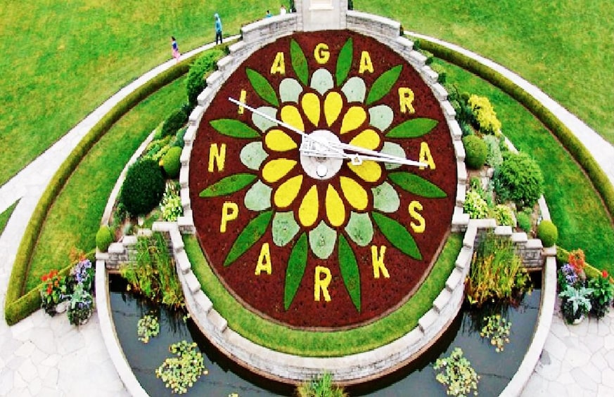 Flower Clock in Niagara-on-the-Lake, Ontario