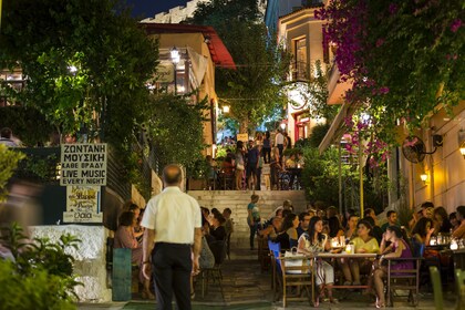 Danse grecque à Plaka avec repas à 3 plats