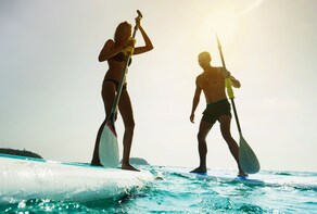 Stand up Paddling on the Noosa River