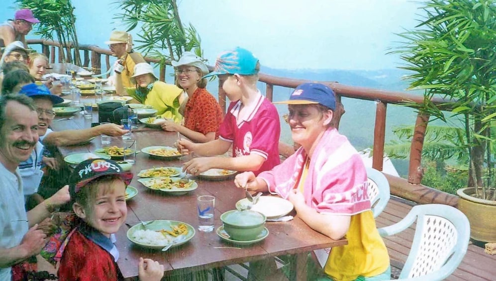 Lunch at a mountain top restaurant in Ko Samui