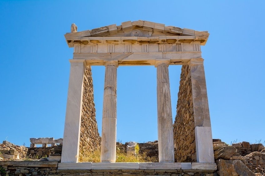 Delos island ruins