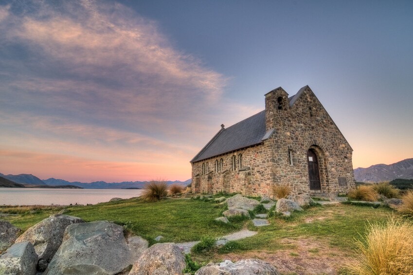 Church of the Good Shepherd at sunset