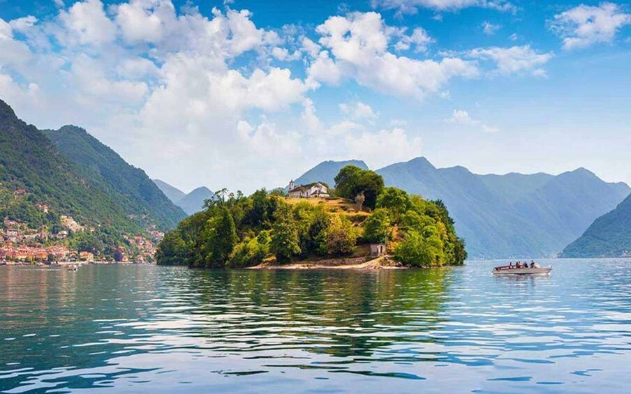 Comacina Island on Lake Como 