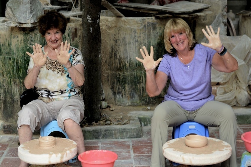 Pottery making workshop in Hanoi