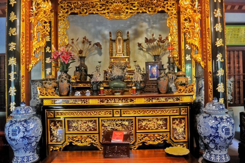 Religious altar in Hanoi