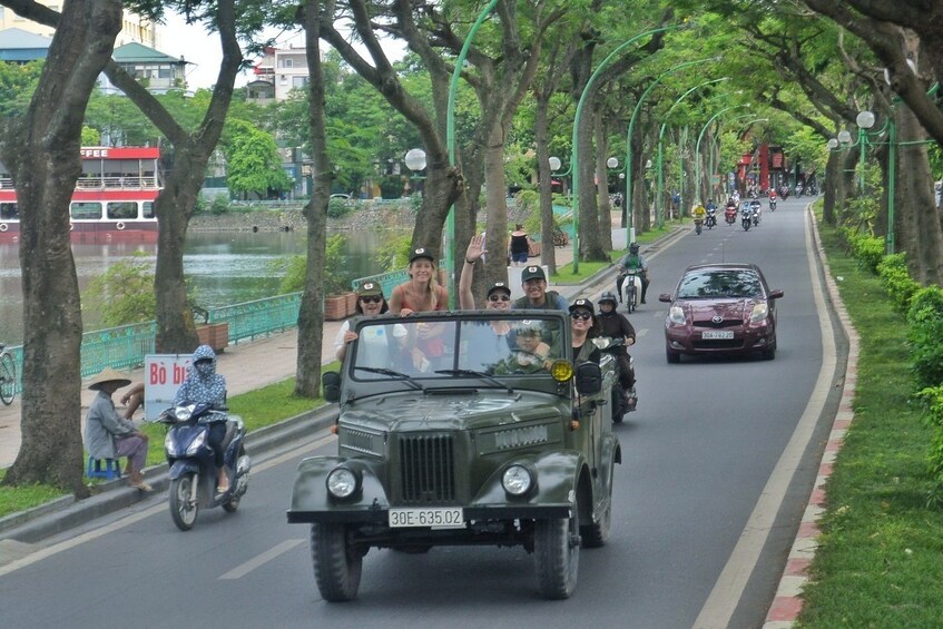 Jeep tour of Hanoi