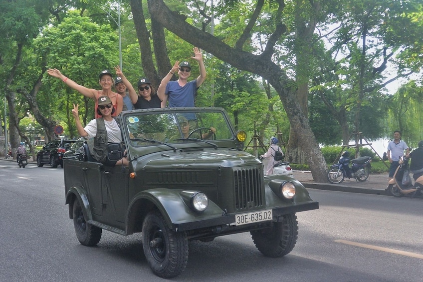 Jeep tour in Hanoi