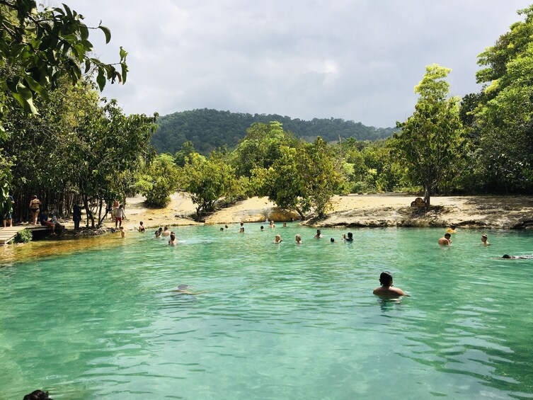 Jungle Tour to Emerald pool, Krabi Hot Spring waterfall