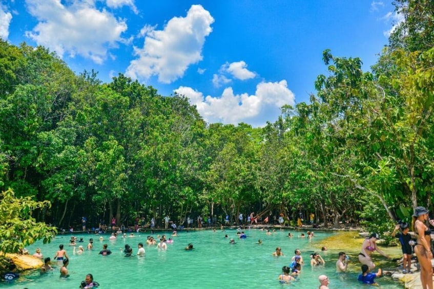 Jungle Tour to Emerald pool, Krabi Hot Spring waterfall