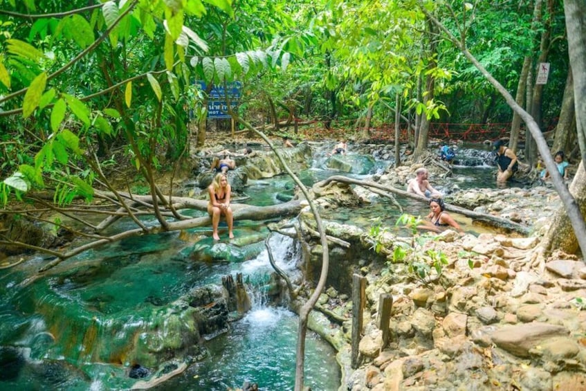 Jungle Tour to Emerald pool, Krabi Hot Spring waterfall