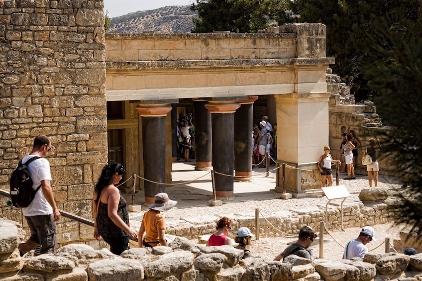 Knossos from Chania