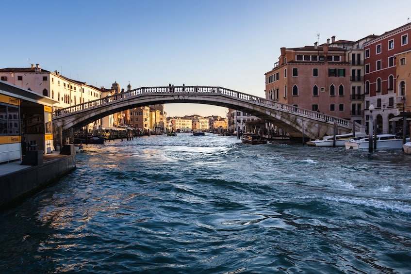 Arch bridge in Venetian canal