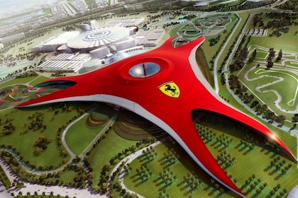 Ferrari World Abu Dhabi med privat transfer från Dubai