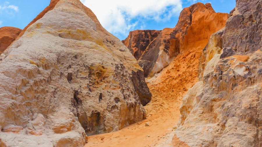 Large rocks at Beach of Morro Branco