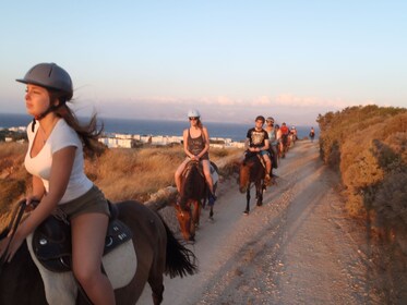 Ridning - kveldstur på Paros