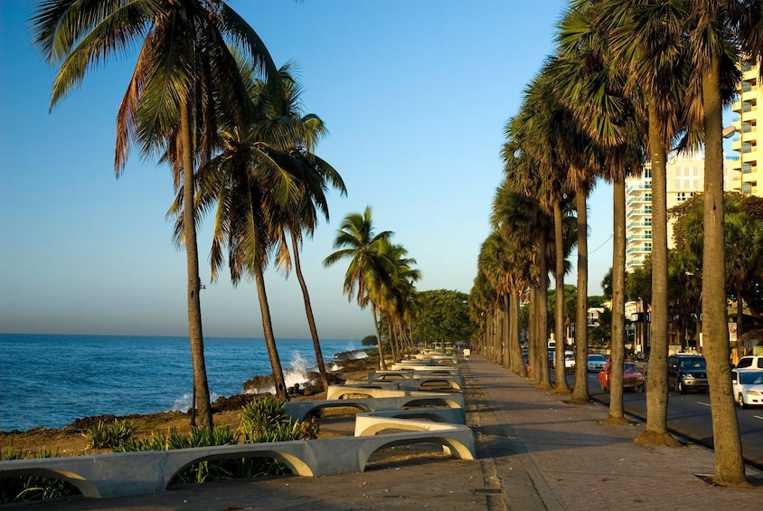 Waterfront walkway in Santo Domingo, Dominican Republic