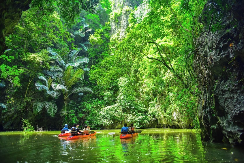 Sea Cave Kayaking at Bor Thor Krabi