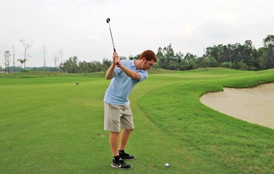 Man golfing at Dai Lai Golf & Country Club