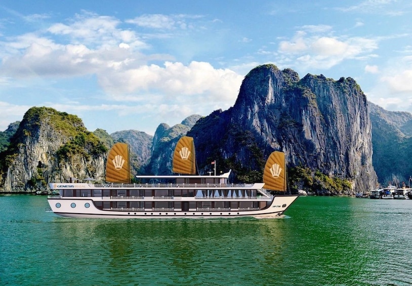 Show item 1 of 8. 2Days-1Night Luxury Halong Bay Regal Cruise from Hanoi