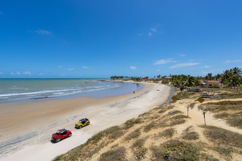 Landscape view of Maracajau beach