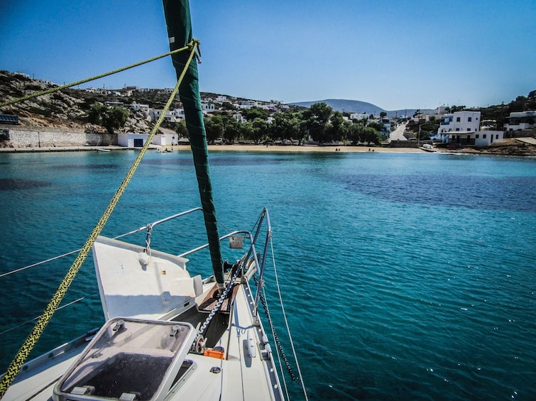 Show item 4 of 10. Semi-private day sailing tour to the small cyclades