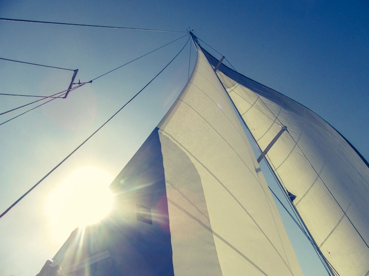 Show item 3 of 10. Semi-private day sailing tour to the small cyclades