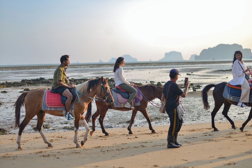 Sunset Horse Riding and BBQ Dinner Tour At Ao Nam Mao Beach Krabi