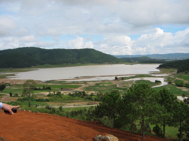 Panoramic view of lake in 1200 Country Club