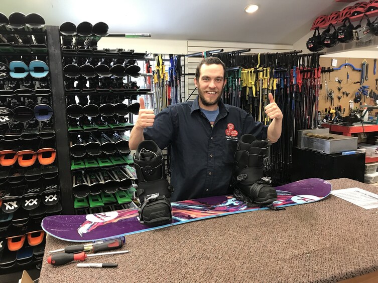 Show item 2 of 2. Winter Park Ski Rental Kid SB Rental Package Beavers Sports