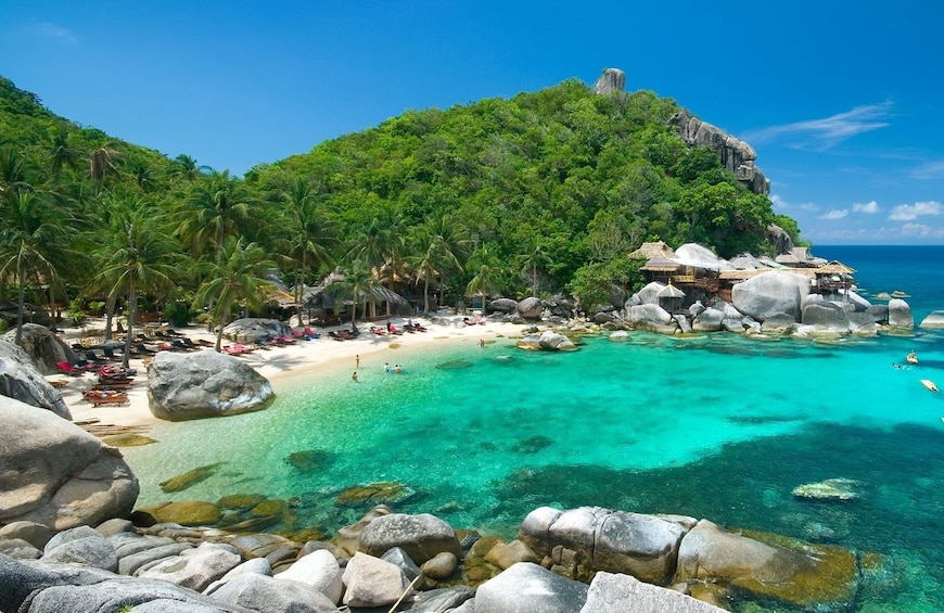 Small bay and beach in the Gulf of Thailand