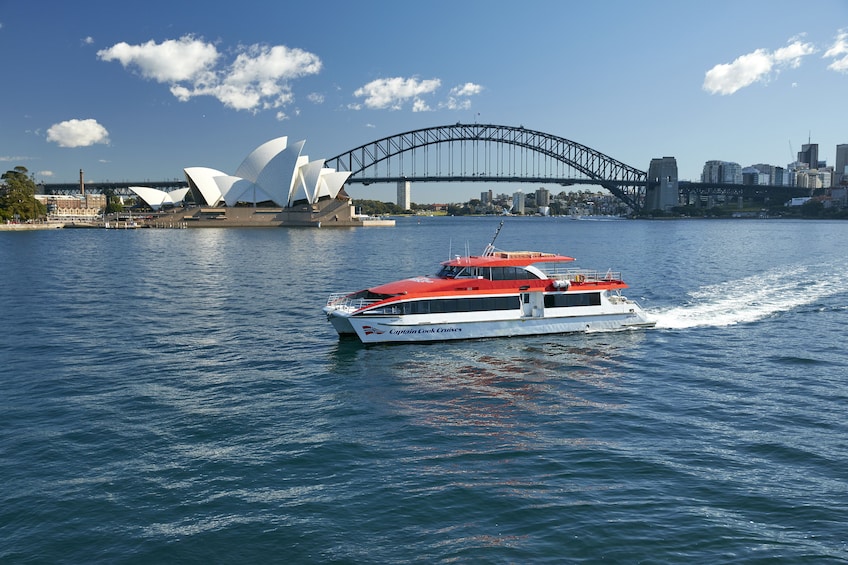 Boat in Sydney Harbor