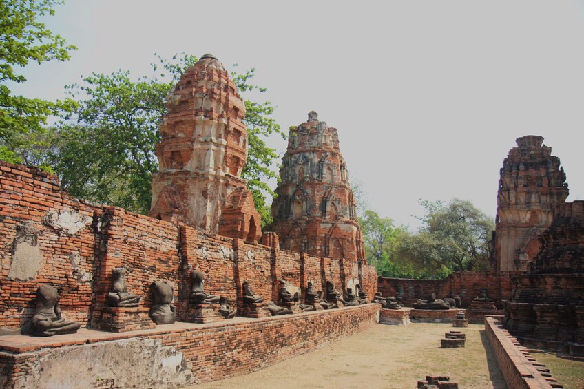 Path and shrines at Wat Mahathat