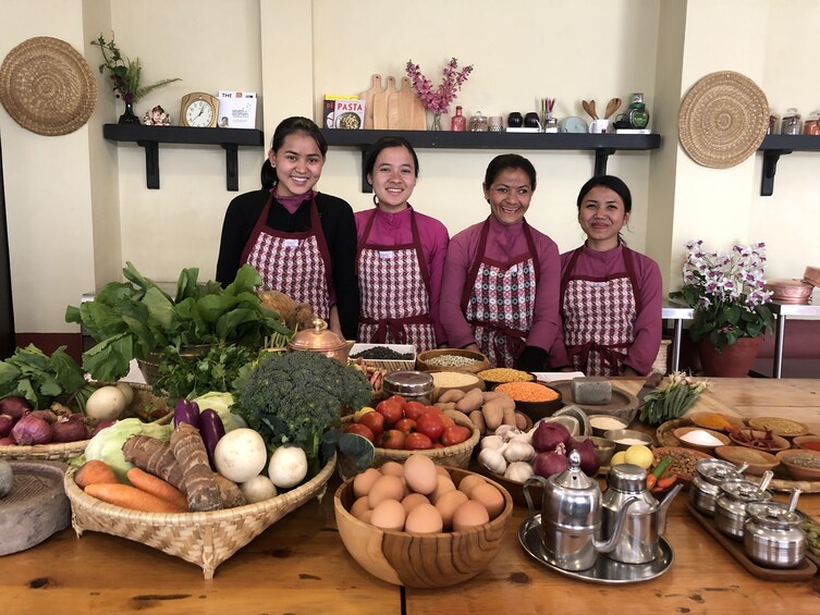 Seven Women Cooking Class