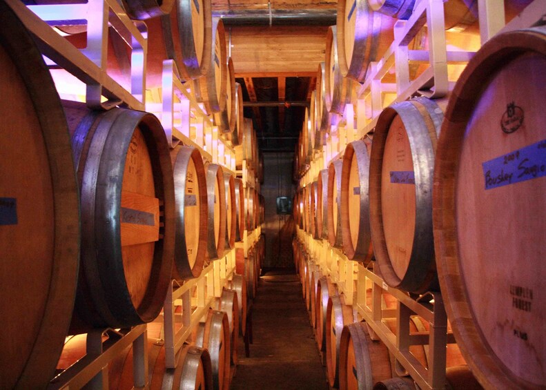 Wine cellar in Woodinville, Washington