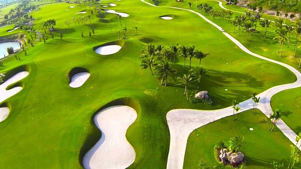 Aerial view over Chi Linh Star Golf Country Club