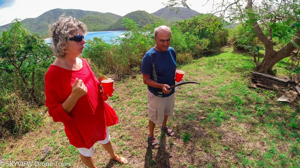 Show item 3 of 10. Drone Tour + Tropical Fruits, Rum Punch & Light Snacks