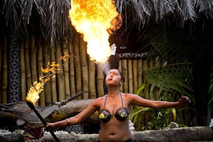 Robinson Crusoe Island Sunset Dinner Cruise with Fire Dance & Culture Show